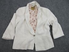 Ted Baker Jacket Womens Adult 5 White Button Up Blazer Dress Coat Business picture