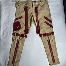 LOCKED & LOADED JEANS Trap W/Crystal LLTP107 Streetwear Utility Pants picture
