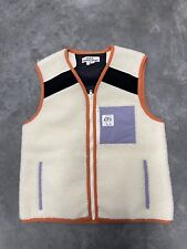 A.P.C. × Brain Dead Future Shock Vest Size Small APC Jo Gile Fleece Sherpa picture