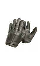 TACTICAL POLICE LEATHER KEVLARLINER CUT RESISTANT PATROL DUTY SEARCH GLOVES picture