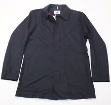 Kired by Kiton Men's Wool Blend Rain Jacket Navy picture