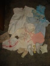 VINTAGE Lot Of 1960s Baby Clothing shoes rattle picture