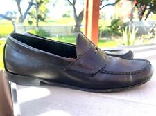 GH BASS Weejuns Men's Size 11 D Black Leather FS Penny Loafers Slip On Shoes picture