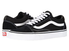 VANS OLD SKOOL BLACK/WHITE LOW SUEDE CANVAS UNISEX SHOES NEW picture