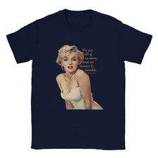 Vintage Marilyn Monroe Gift For Fan Navy All Size Shirt PP003 picture