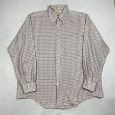 Vintage L.L. Bean Shirt Mens Large Multicolor Plaid Button Down Long Sleeve picture
