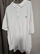 Polo by Ralph Lauren 3X White Polo Shirt picture