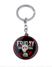 Friday The 13th Horror Movie Jason Voorhees Logo Metal Key Ring Holder Keychain picture