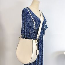 Coach 88344 Maddy Glovetanned Leather Hobo Shoulder Bag IN CHALK picture