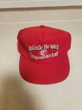 Vintage Thompson Center Arms Hat Red Made in USA Snapback Cap picture
