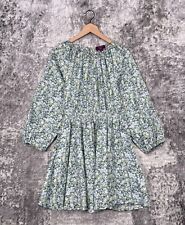 J Crew x Liberty London Dress Large Womens Palermo Smocked Mini Mixed Florals picture
