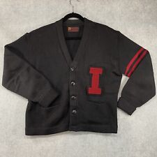 Vintage H L Whiting Co  Sweater Letterman Varsity Red Letter “I” picture