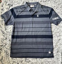 Linksoul Shirt Mens XL Blue Short Sleeve Tempus Fugit Golf Luxury Cotton picture