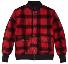 Filson CCC Wool Bomber 20263385 Red Black Plaid Check Jacket Limited Civilian CC picture