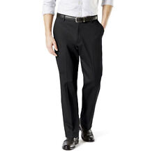 Dockers Men's Signature Lux Straight Fit Khaki Pants Black 36 x 38 picture