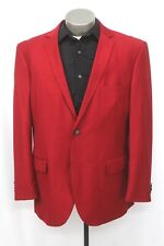 mens bright red blazer BOCACCIO UOMO blazer jacket sport suit coat 48 R picture