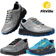 FitVille Mens Trail Running Sneakers Extra Wide Walking Athletic Shoes Size 8-15 picture