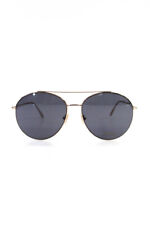 Tom Ford Unisex Adults Gold-Toned Metal Aviator Sunglasses + Case Gold picture