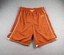 Texas Longhorns Nike Authentic Team Issued Basketball Shorts Mens Lg Orange picture
