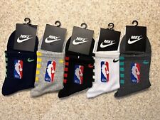 Brand new Nike NBA Authentic Socks Men's Different Colors. 5 Pairs picture