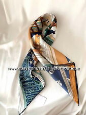 Sallys Boutique 18 Momme Twill Silk Wrap Scarf Room Print Double Face Shawl 35