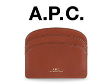 [A.P.C] Women's Half Moon Brown Card Wallet PXAWV F63270 CAD Women's Wallet picture