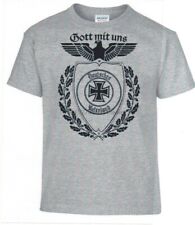 WW2 WWII German Military Eagle T shirt Deutsches Vaterland GOTT MIT UNS picture