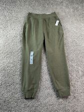 New Old Navy Cloud Sweatpants Womens Medium Green Ultra High Rise Jogger picture