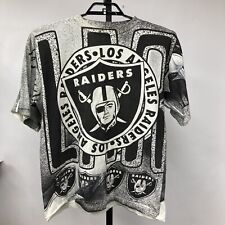 Rare Vintage Magic Johnson AOP Los Angeles Raiders Shirt 1990s Size L - NO TAG picture