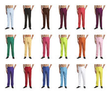 CONCITOR Men's Dress Pants Trousers Flat Front Slack Huge Selection Solid Colors picture