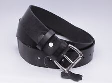Men's Genuine Buffalo FULL GRAIN Leather Belt, 1 1/2