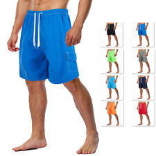 Men's 3 Pocket Cargo Swim Trunks Swimming Shorts Suit Beach Surf Board Wear 3211 picture