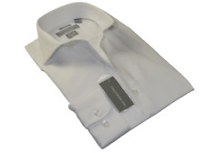 Men's Dress Shirt Christopher Lena 100% Cotton Wrinkle Free C507RSSR White Slim picture