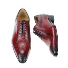 2023 Dress men's genuine leather office luxury pointed formal shoes picture