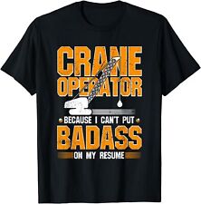 NEW LIMITED Crane Operator - On My Resume Design Best Gift Idea T-Shirt S-3XL picture
