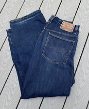 Vintage Diesel Jeans Wide Leg Baggy Sz 33x32 Mens Made In Italy Medium Wash 90s picture