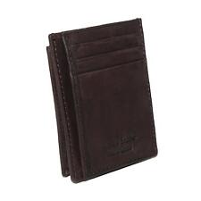 New Paul & Taylor Men's Leather Front Pocket Credit Card ID Holder Wallet picture