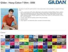 100 New Gildan Heavy Cotton T-Shirt Wholesale Bulk Lot ok to mix S-XL & Colors picture
