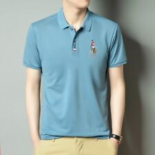New summer embroidered Polo shirt Men's luxury top Casual short-sleeved T-shirt- picture