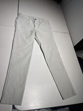 Lululemon Jeans Men's 33 Gray Slim Khaki ABC Commission Casual Pants 33x33 picture