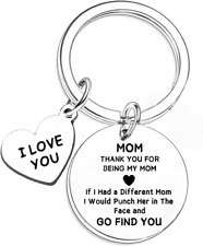 Mother’S Day Gifts Mom Keyring from Son Daughter Aunt Keychain from Niece Nephew picture