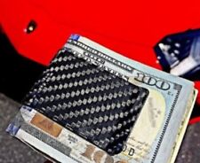 Real Carbon Fiber Money Clip Safepocket Business Credit Card Holder Cash Wallet picture