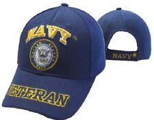 US NAVY USN ROUND VETERAN BALL CAP HAT NAVY (LICENSED) picture