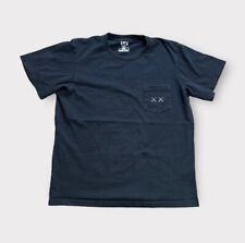 Kaws X Uniqlo X Sesame Street T-Shirt Adult Size Medium Black Pocket Tee picture