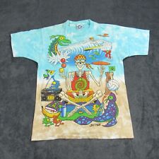 VINTAGE Joey Mars Shirt Mens Large Blue 1992 Beach Single Stitch Liquid Blue picture