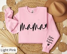 Custom Sweatshirt, Personalized Sweater, Mama, Mother's Day, Gift for Moms picture