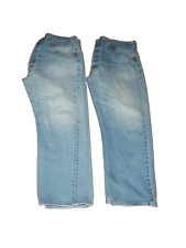 2 Pair Vintage Levi's 501XX Men's Jeans Size 42x32 Straight Leg Button Fly Jeans picture