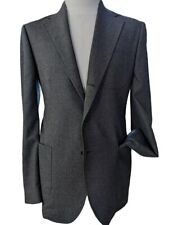 Joseph Homme Mens Designer Jacket US Size 42 Sports Coat Gray Wool Made In Italy picture