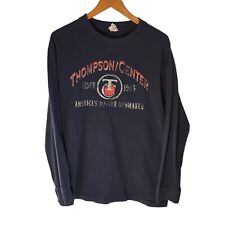 Vintage Thompson Center Gunmaker Logo Guns Firearms NRA T-Shirt USA Long Sleeves picture