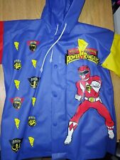 1994 High Point Jason Mighty Morphin Powers Rangers Kids Rain Jacket Size 6 90s  picture
